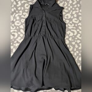 Elegant Black Sleeveless Dress